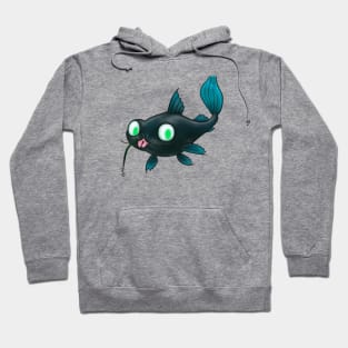 Cute Catfish Drawing Hoodie